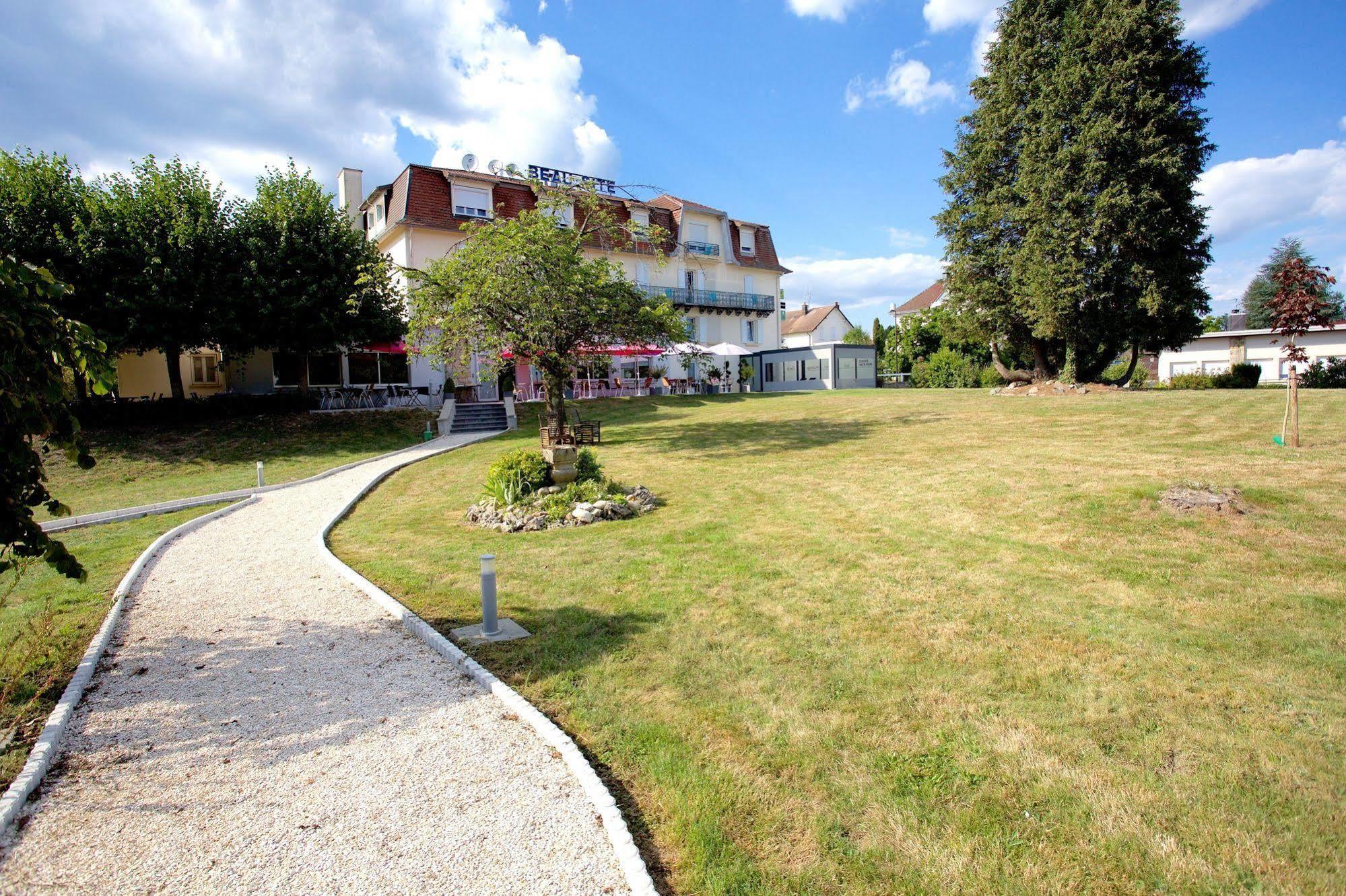 Logis Hotel Restaurant Spa Beau Site Luxeuil-les-Bains Buitenkant foto